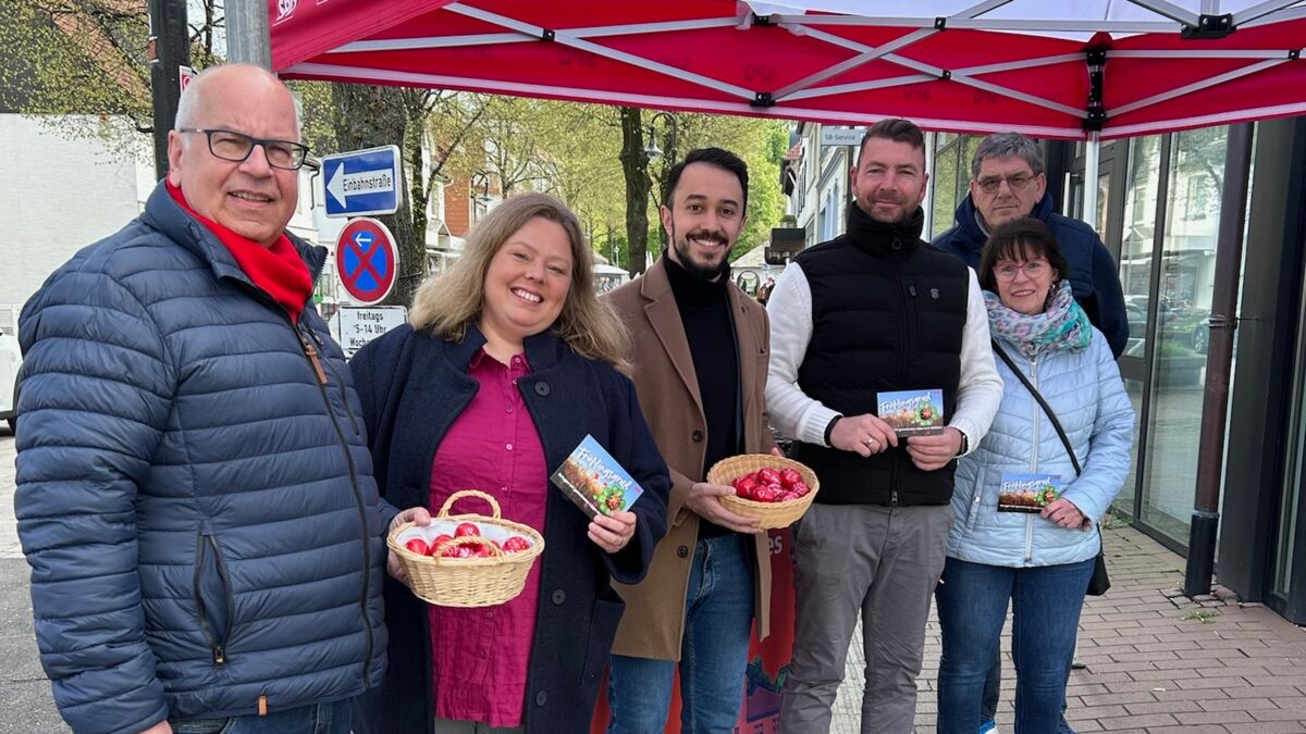Ostergruß der SPD in Bad Meinberg