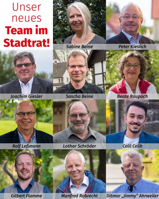 Unser neues Team im Stadtrat