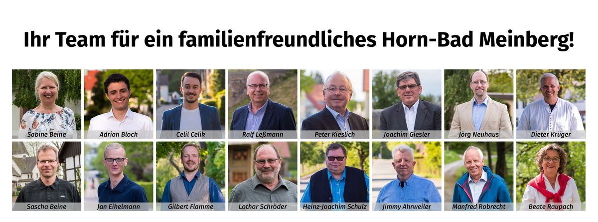 Die Kandidaten aus Horn