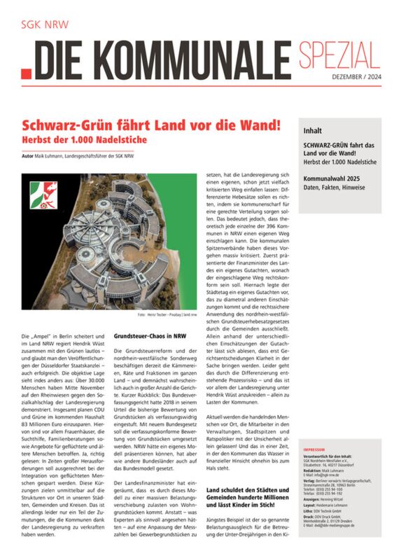 Vorwaert Kommunal Dezember 2024